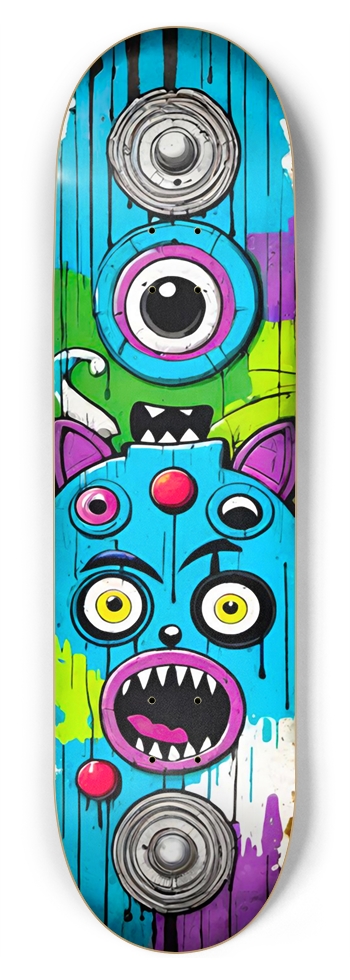 ADHD ICE CREAM DECK 01 8-3/4 Inch Skateboard