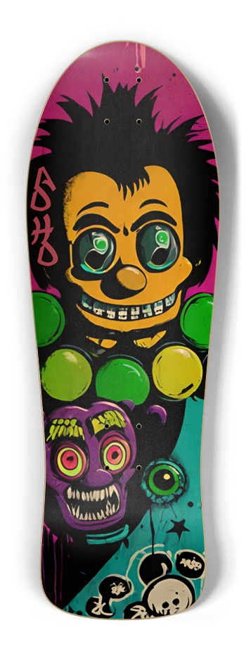 ADHD LUNACY RETRO STREET DECK 01 Old School Shape
