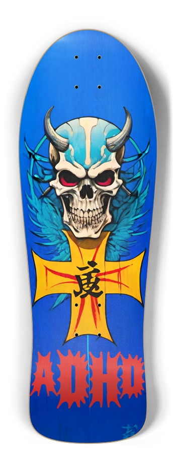 ADHD MORDOR RETRO SKULL DECK 01 Old School Shape