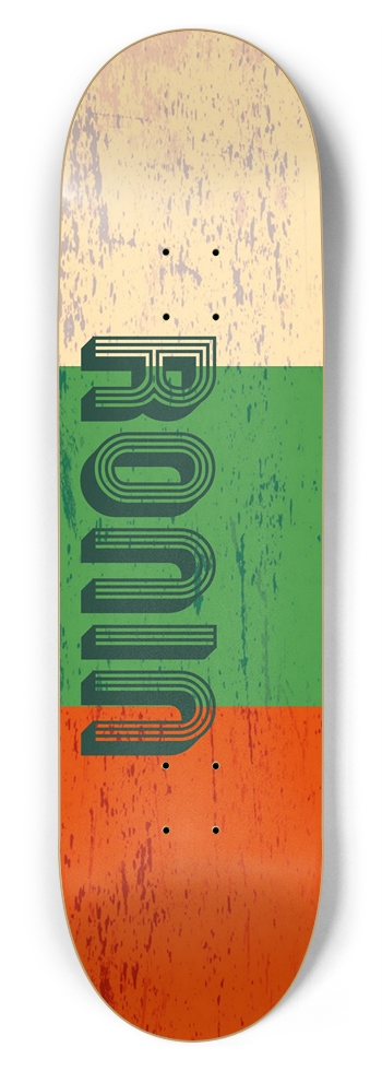 Bulgaria Apex Pro Flag 8-3/4 Inch Skateboard