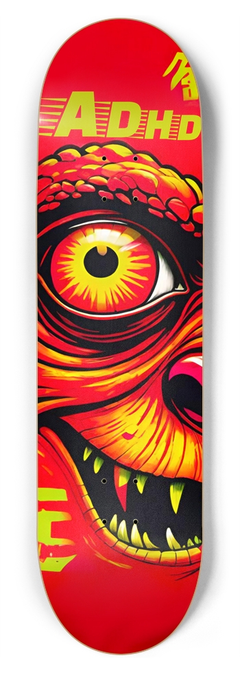 ADHD MONSTER ONE DECK 01 8-3/4 Inch Skateboard
