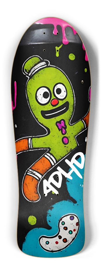 ADHD OCTOPUSSY RETRO DECK 01 Old School Shape