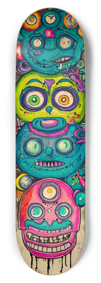 ADHD ICE CREAM DECK 01 8-3/4 Inch Skateboard