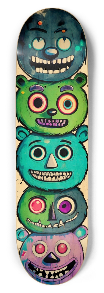 ADHD IF DEAD DECK 01 8-3/4 Inch Skateboard