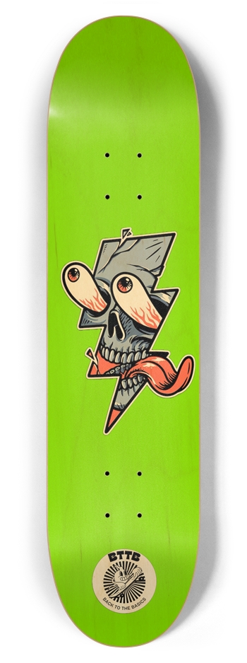 Green Lightning 7-7/8 Skateboard Deck