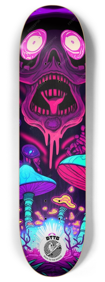Mushroom land 8 Inch Skateboard Deck