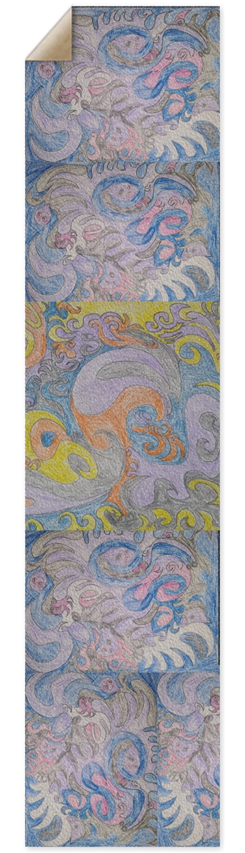 Psychedelic Griptape #4 Griptape for Longboards