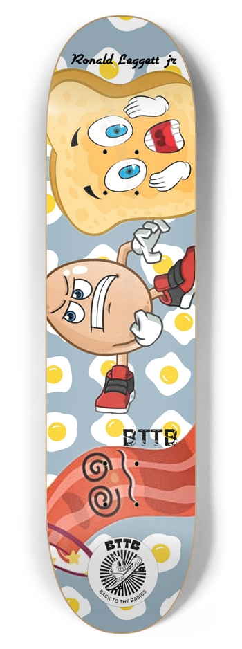 Kick yo bacon 7-7/8 Skateboard Deck