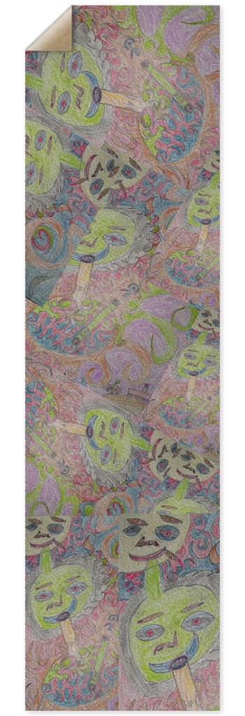Psychedelic griptape #2 10 x 36 Inch Griptape