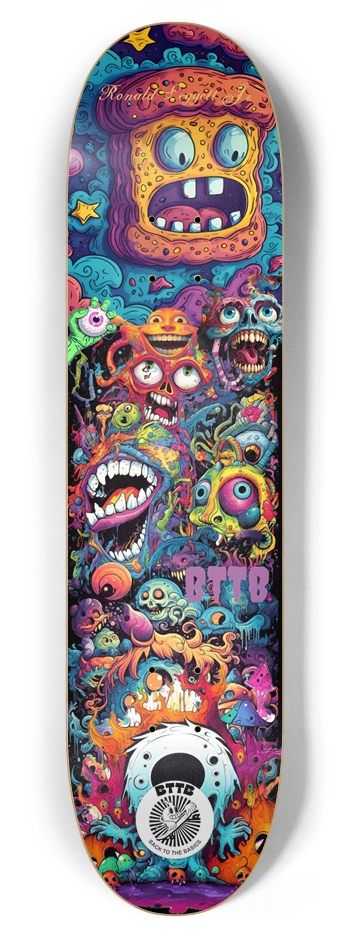 Monster 2 7-7/8 Skateboard Deck