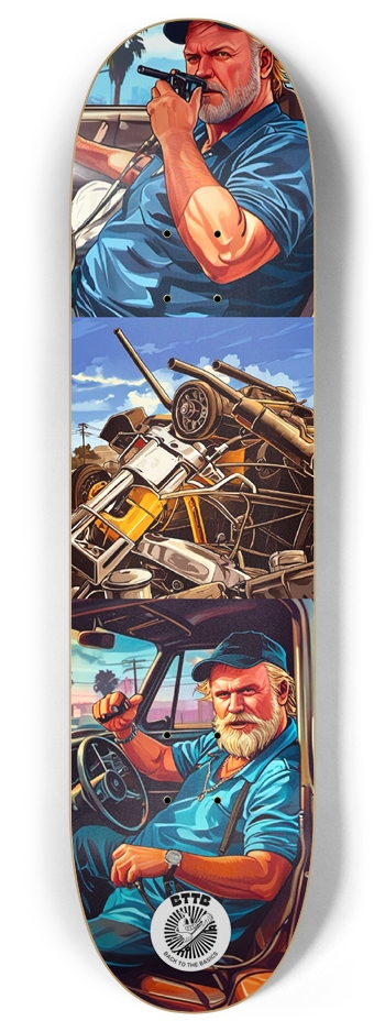Old man 8 Inch Skateboard Deck