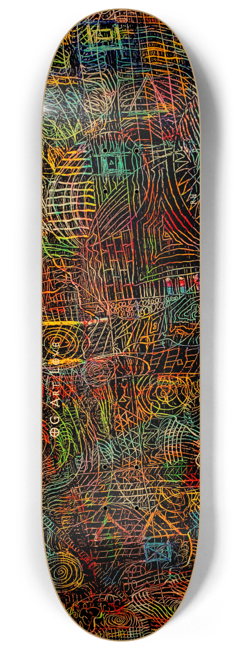 OG Art Love 2 Deck "Jungle" Skateboard Series #1 8-1/4 Skateboard Deck