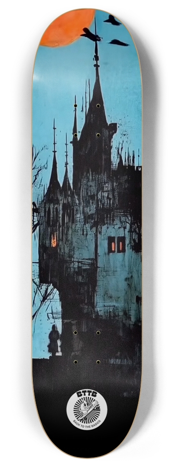 Dark house 8 Inch Skateboard Deck