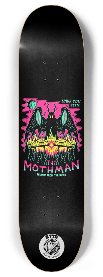 MothMan 8 Inch Skateboard Deck
