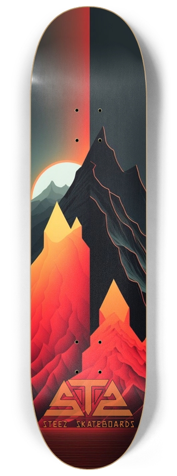 Alpenglühen 8-1/4 Skateboard Deck