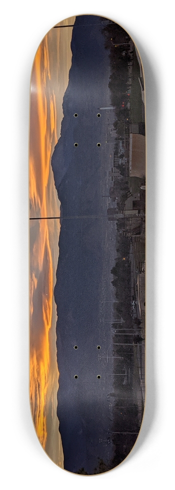 Pike's Peak from Memo 8-1/2 Skateboard Deck