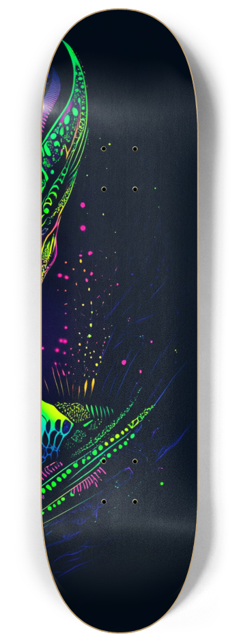 Alien Vector 3 deck Abstract Skateboard Series #3 8-1/4 Skateboard Deck