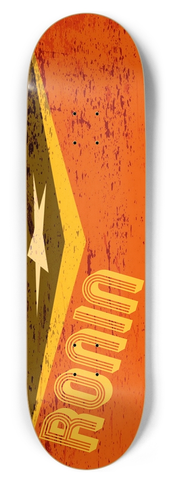 RONIN East Timor Apex Pro Flag 8-3/4 Inch Skateboard