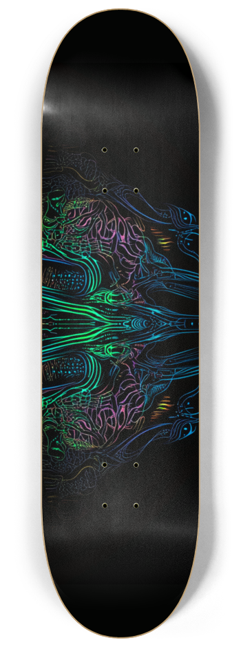 Abstract alien 3 deck series Skateboard Series #3 8-1/4 Skateboard Deck