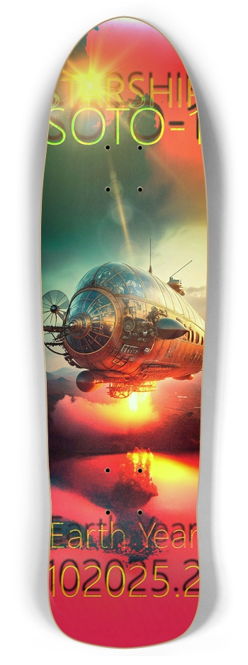 Soto Steampunk Starship  Retro Rocket