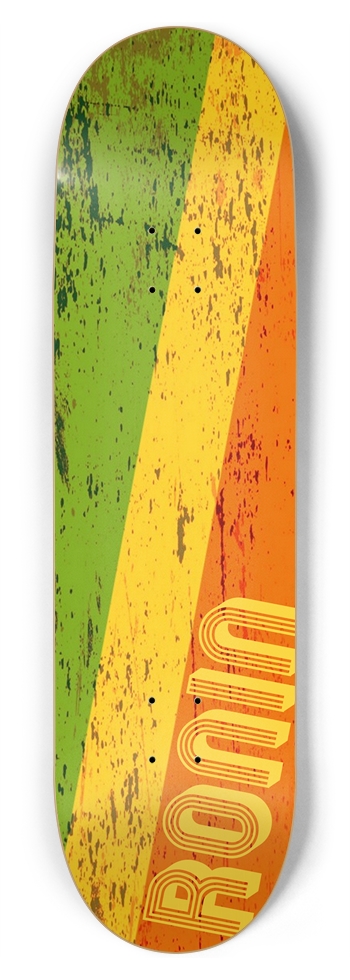 Congo Brazzaville Apex Pro Flag Deck 8-3/4 Inch Skateboard