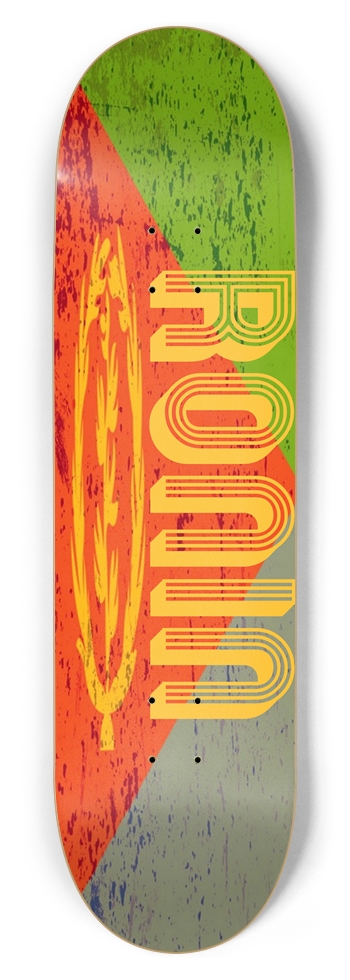 RONIN Eritrea Apex Pro Flag 8-3/4 Inch Skateboard
