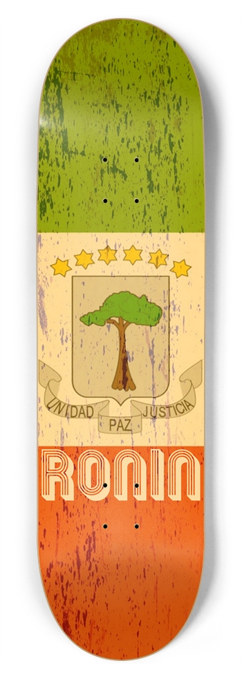 RONIN Equatorial Guinea Apex Pro Flag 8-3/4 Inch Skateboard