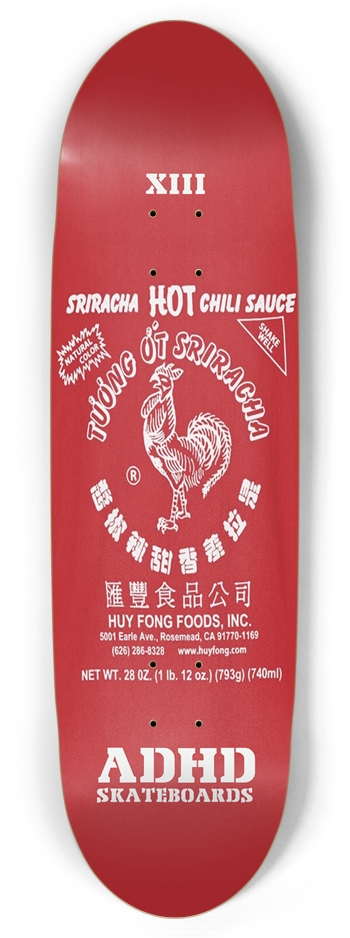 ADHD HOT SAUCE STREET DECK 01 Football Shape