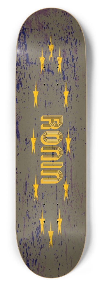 RONIN European Union Apex Pro Flag 8-3/4 Inch Skateboard