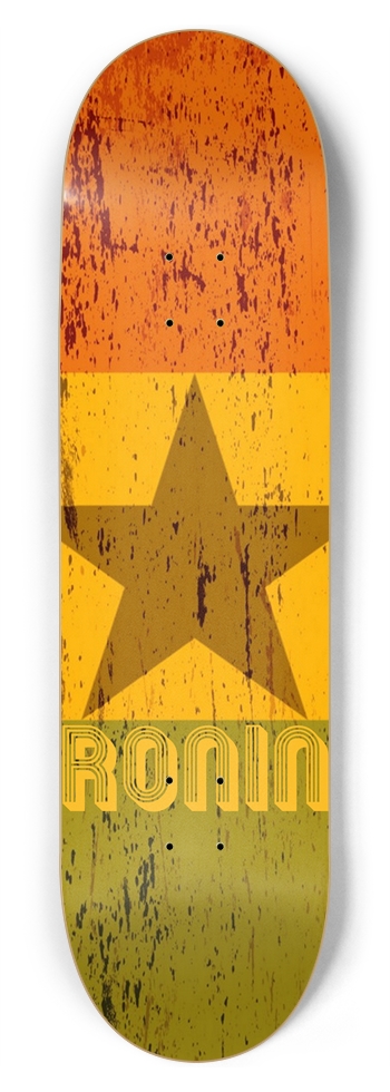 RONIN Ghana Apex Pro Flag 8-3/4 Inch Skateboard