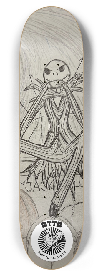 Skull art 7-7/8 Skateboard Deck