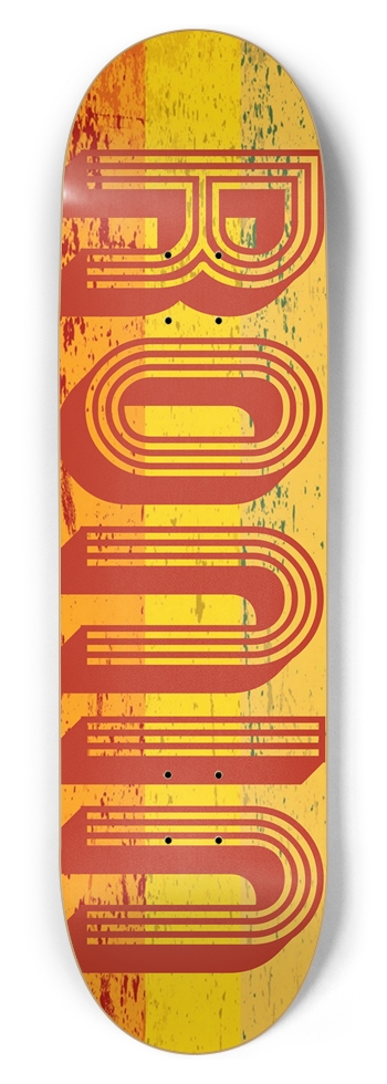 RONIN Guinea Apex Pro Flag Punk Deck 8-3/4 Inch Skateboard