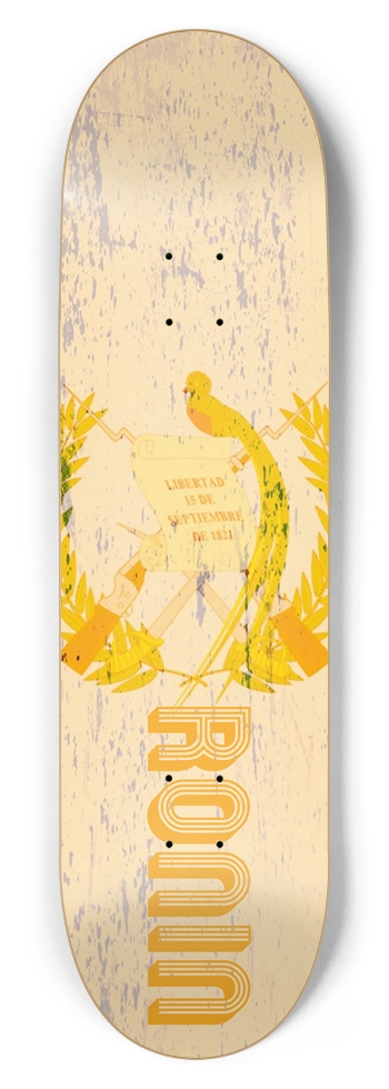 RONIN Guatemala Apex Pro Flag Punk Deck 8-3/4 Inch Skateboard