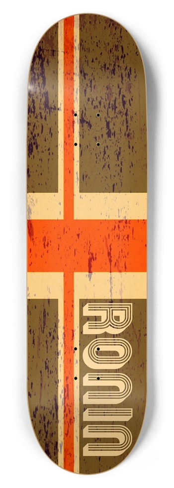 RONIN Iceland Apex Pro Flag Punk Deck 8-3/4 Inch Skateboard