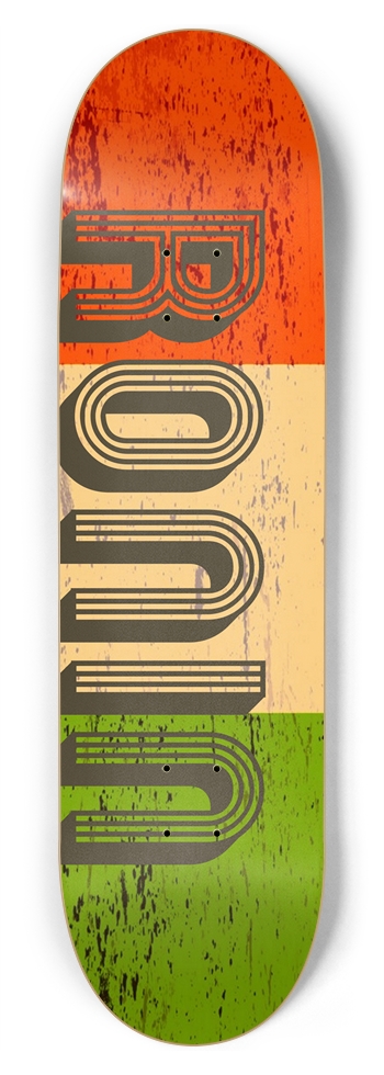 RONIN Hungary Apex Pro Flag Punk Deck 8-3/4 Inch Skateboard