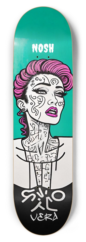 NOSH VERA SHORTIE PUNK DECK 01 8-3/4 Inch Skateboard