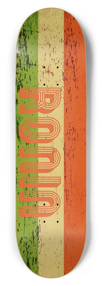 RONIN Italy Apex Pro Flag Punk Deck 8-3/4 Inch Skateboard