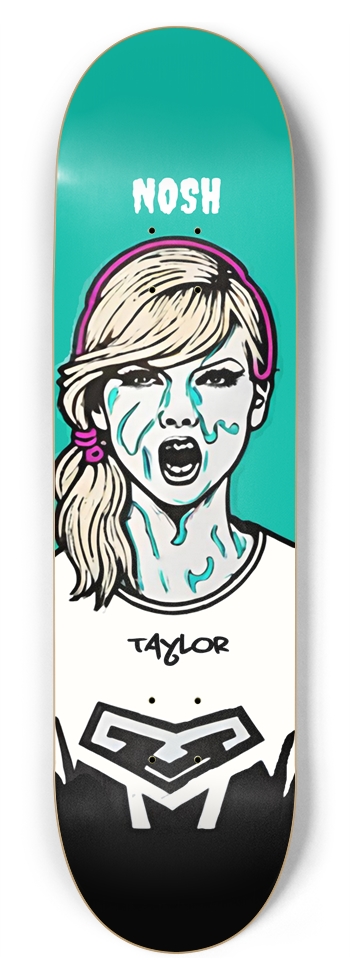 NOSH TAYLOR DROP SHORTIE PUNK DECK 01 8-3/4 Inch Skateboard