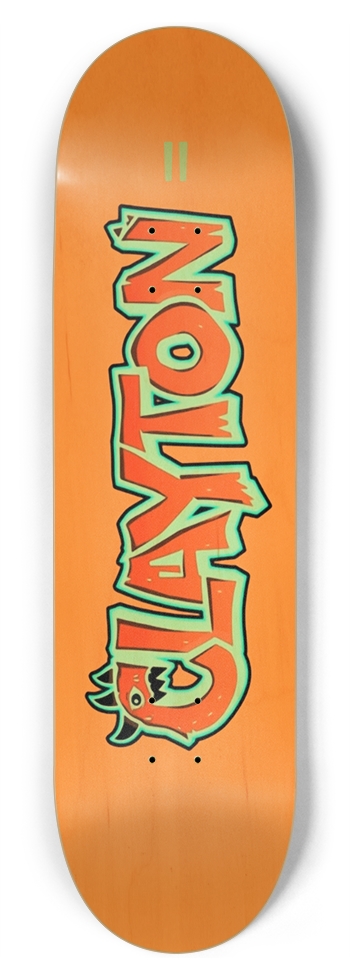 SCREAMING MONKEY LAWRENCE CLAYTON STREET DECK 02 8-3/4 Inch Skateboard