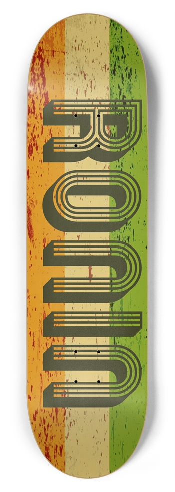 RONIN Ivory Coast Apex Pro Flag Punk Deck 8-3/4 Inch Skateboard