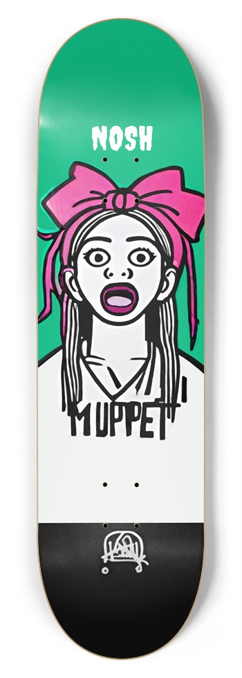 NOSH GOJO GINA SHORTIE PUNK DECK 01 8-3/4 Inch Skateboard