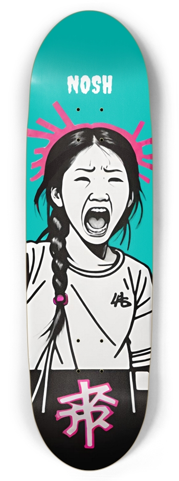 NOSH ARNI FLOWERS SHORTIE PUNK DECK 01 Football Shape