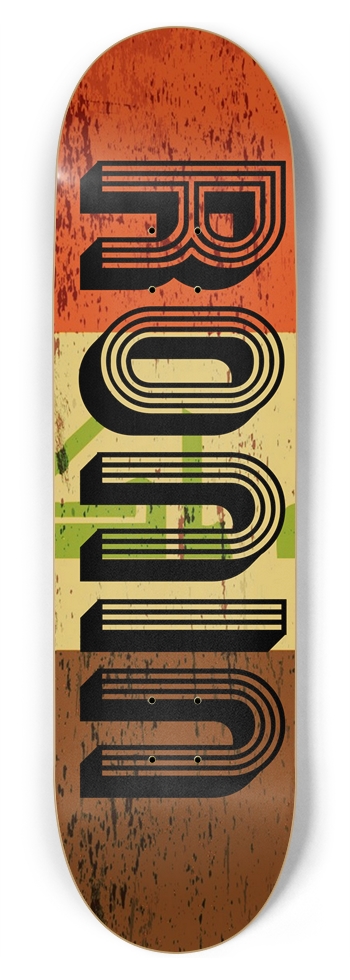 RONIN Iraq Apex Pro Flag Punk Deck 8-3/4 Inch Skateboard