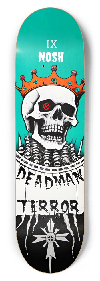 NOSH - DEADMAN TERROR HYBRID PUNK DECK 01 8-3/4 Inch Skateboard