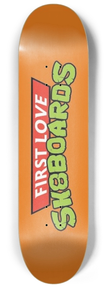 Orange Power 8.25 8-1/4 Skateboard Deck