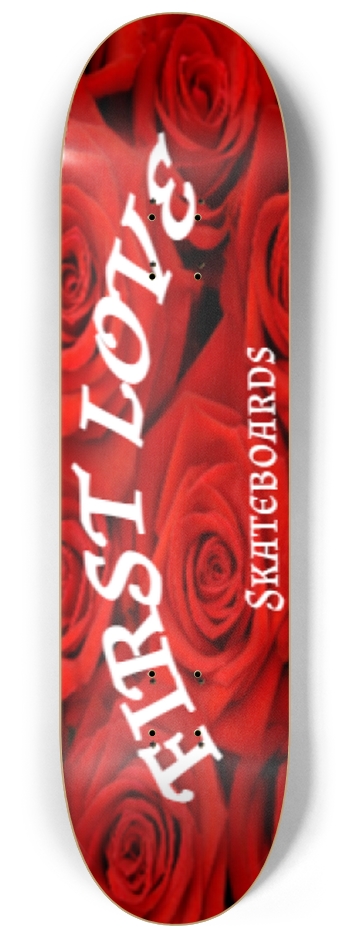 First Love Red Rose 8.25 8-1/4 Skateboard Deck