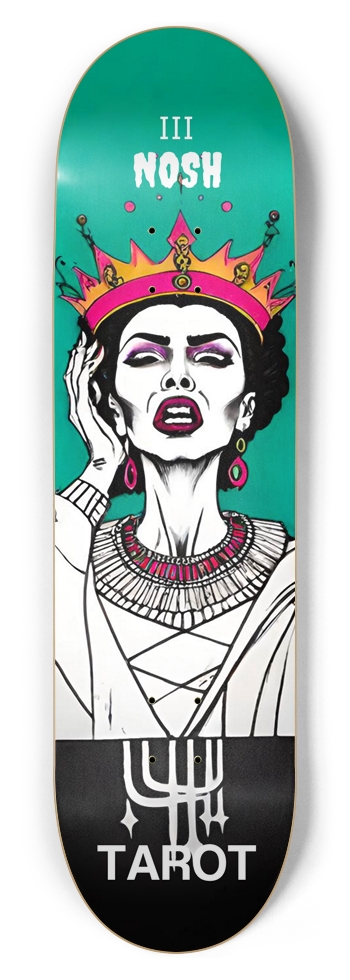 TAROT - NOSH HYBRID TERROR HP SHORTIE PUNK DECK 01 8-3/4 Inch Skateboard