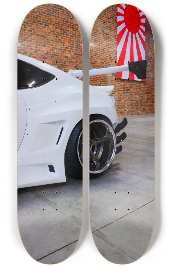 Japan Flag Skateboard JDM Skateboard Series Japan 2 Deck Wall Series