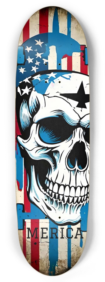 MURICA LIBERTY JEAN DECK 01 Football Shape