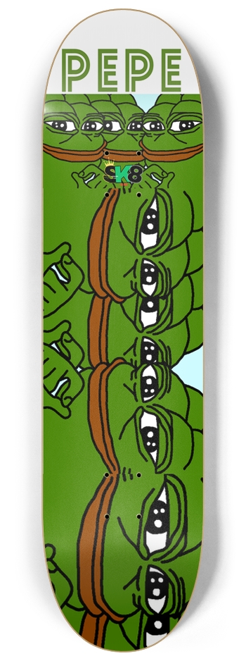 Green Frog Skateboard 8-1/4 Skateboard Deck